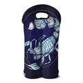 Astrological Scorpio Sign Print Double Neoprene Wine Tote