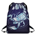 Astrological Scorpio Sign Print Drawstring Backpack