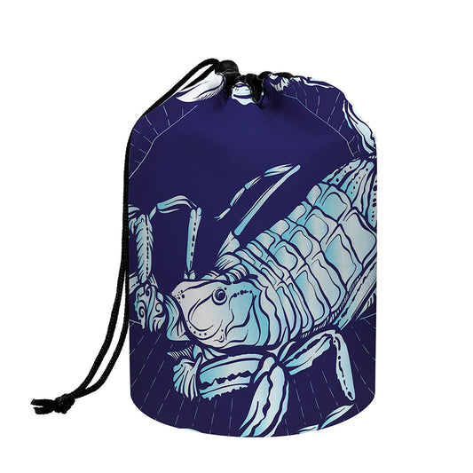 Astrological Scorpio Sign Print Drawstring Makeup Bag