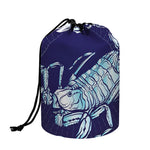 Astrological Scorpio Sign Print Drawstring Makeup Bag
