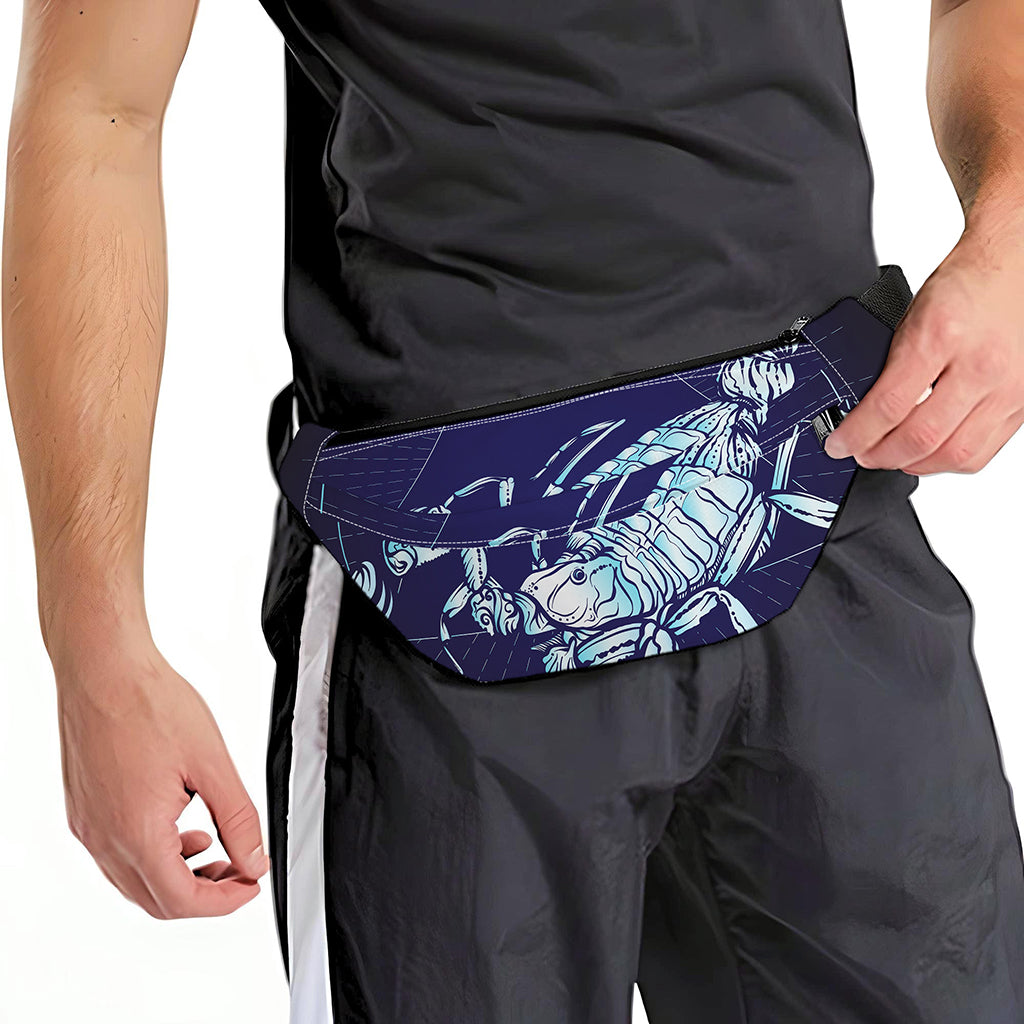 Astrological Scorpio Sign Print Fanny Pack