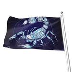 Astrological Scorpio Sign Print Flag