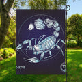 Astrological Scorpio Sign Print Garden Flag