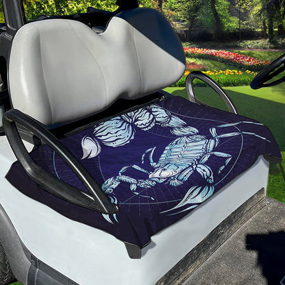 Astrological Scorpio Sign Print Golf Cart Seat Cover