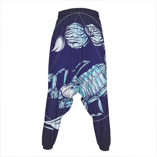 Astrological Scorpio Sign Print Hammer Pants