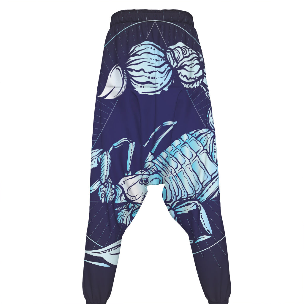 Astrological Scorpio Sign Print Hammer Pants