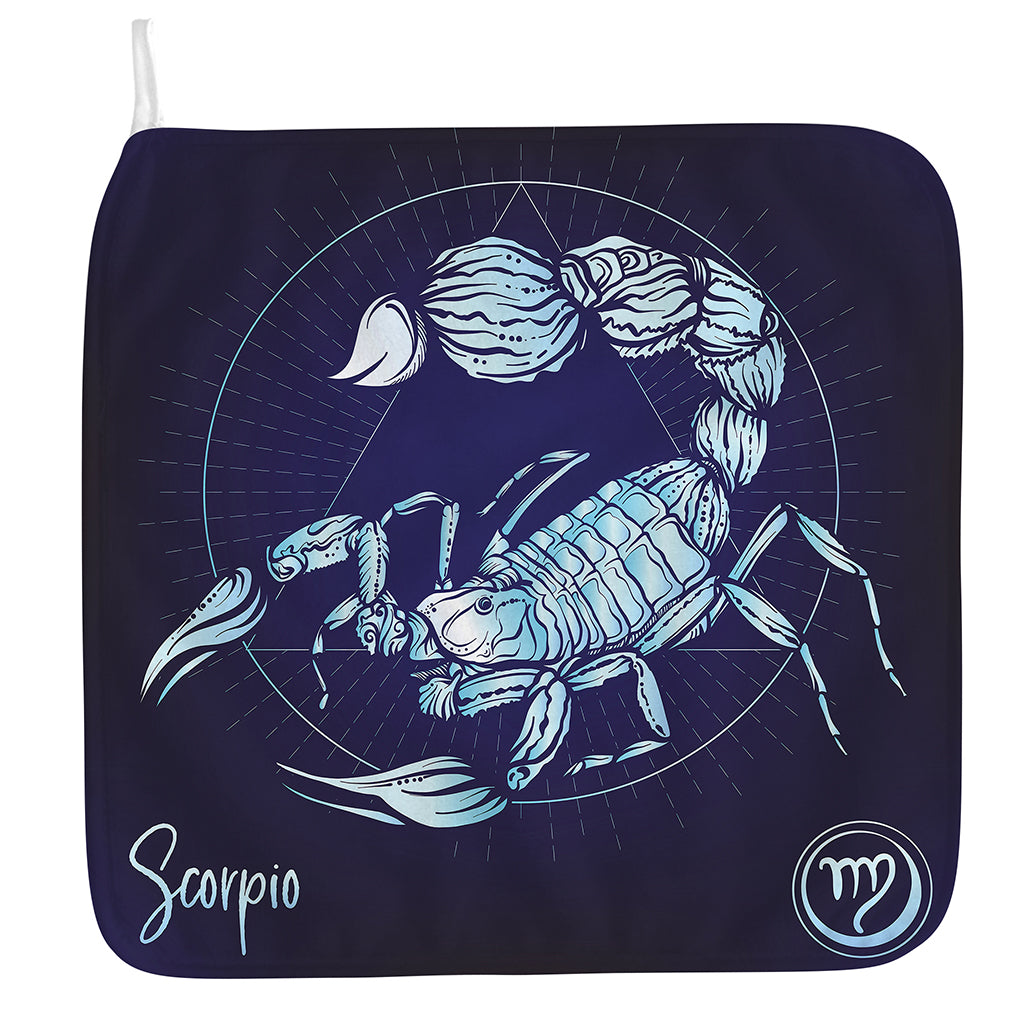 Astrological Scorpio Sign Print Hand Towel
