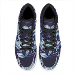 Astrological Scorpio Sign Print High Top Leather Sneakers