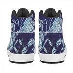 Astrological Scorpio Sign Print High Top Leather Sneakers