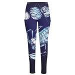 Astrological Scorpio Sign Print High-Waisted Pocket Leggings