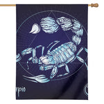 Astrological Scorpio Sign Print House Flag