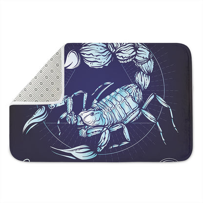 Astrological Scorpio Sign Print Indoor Door Mat