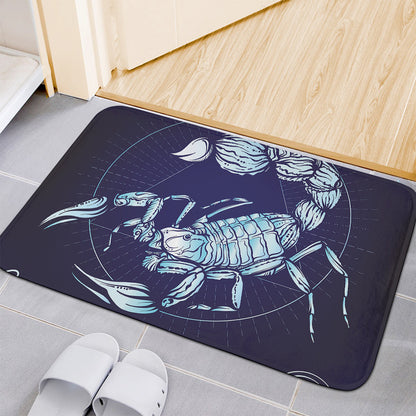 Astrological Scorpio Sign Print Indoor Door Mat