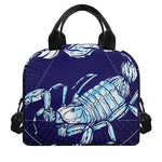 Astrological Scorpio Sign Print Insulated Lunch Bag