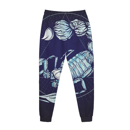 Astrological Scorpio Sign Print Jogger Pants