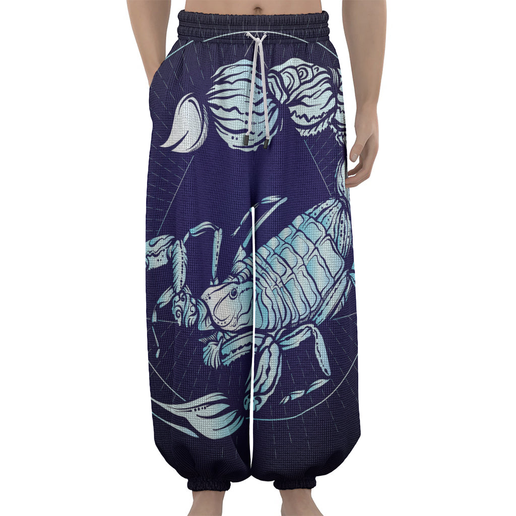 Astrological Scorpio Sign Print Lantern Pants