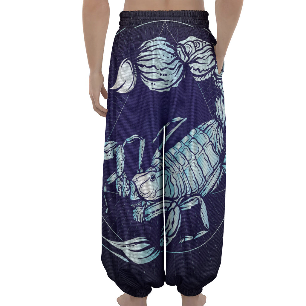 Astrological Scorpio Sign Print Lantern Pants