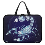 Astrological Scorpio Sign Print Laptop Sleeve With Handle