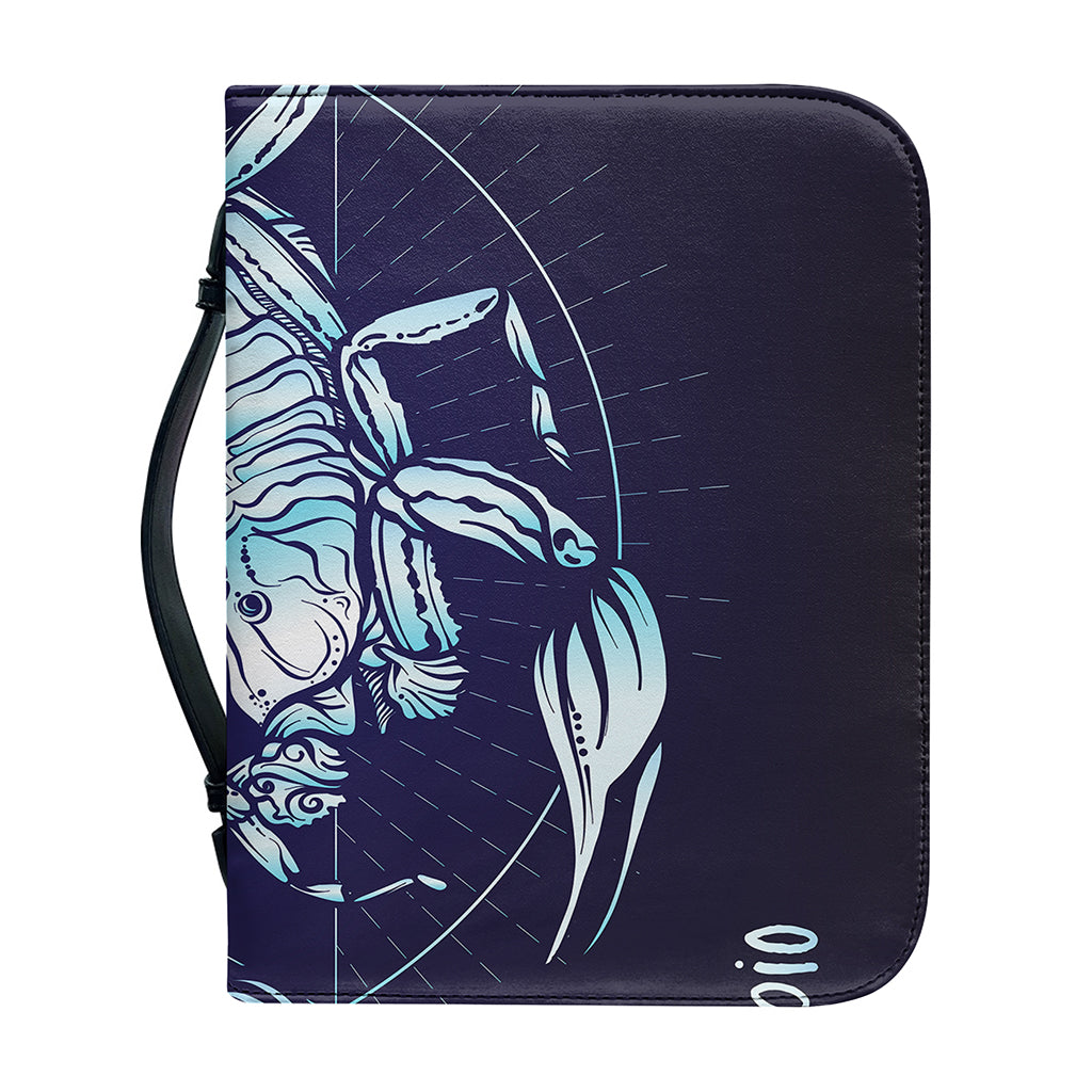 Astrological Scorpio Sign Print Leather Bible Cover