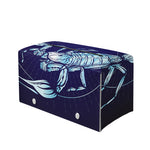 Astrological Scorpio Sign Print Leather Tissue Box Cover