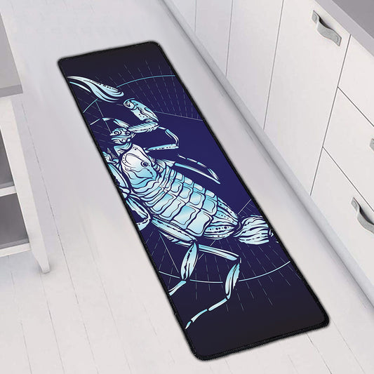 Astrological Scorpio Sign Print Long Kitchen Mat