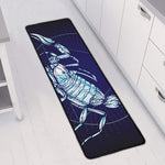 Astrological Scorpio Sign Print Long Kitchen Mat
