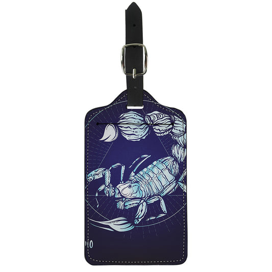 Astrological Scorpio Sign Print Luggage Tag
