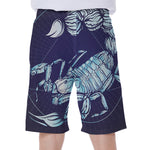Astrological Scorpio Sign Print Men's Beach Shorts