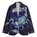 Astrological Scorpio Sign Print Men's Blazer