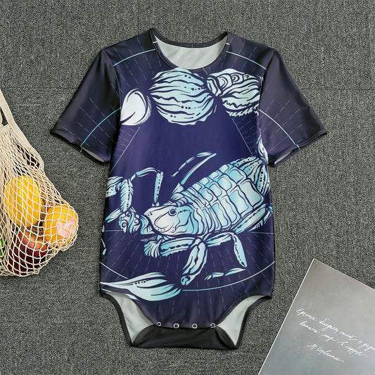 Astrological Scorpio Sign Print Men's Bodysuit