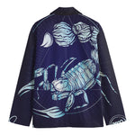 Astrological Scorpio Sign Print Men's Cotton Blazer