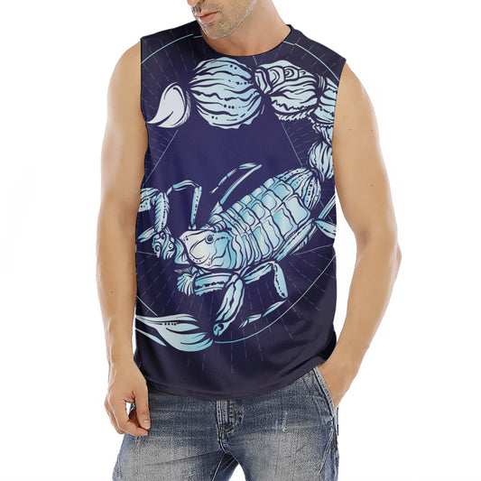 Astrological Scorpio Sign Print Men's Fitness Tank Top