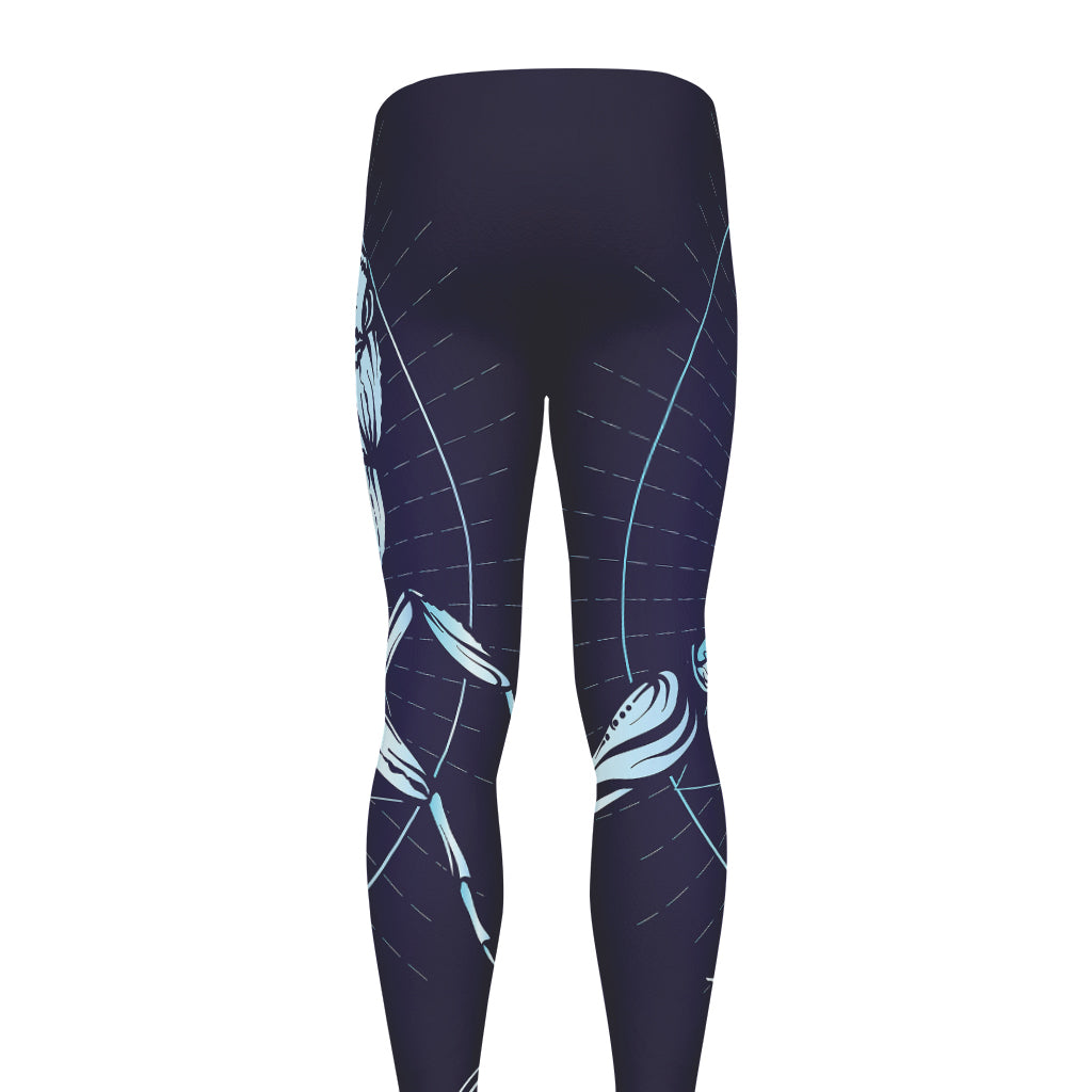 Astrological Scorpio Sign Print Men's leggings