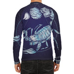 Astrological Scorpio Sign Print Men's Long Sleeve Rash Guard