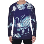 Astrological Scorpio Sign Print Men's Long Sleeve T-Shirt