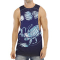 Astrological Scorpio Sign Print Men's Muscle Tank Top