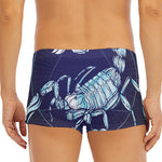 Astrological Scorpio Sign Print Men's Short Boxer Briefs