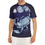 Astrological Scorpio Sign Print Men's Short Sleeve Rash Guard