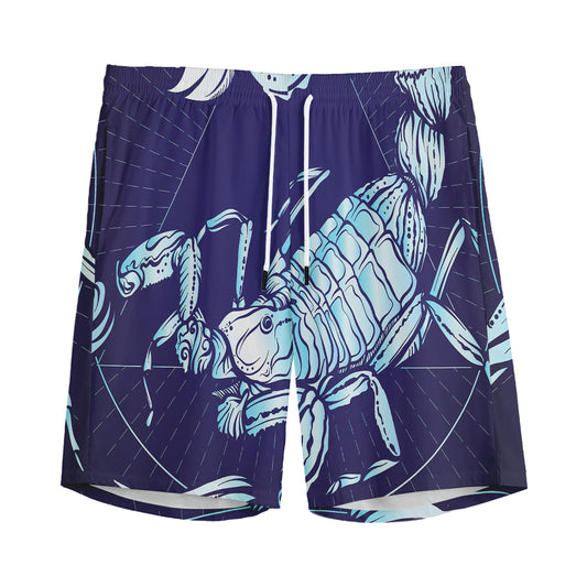 Astrological Scorpio Sign Print Men's Sports Shorts