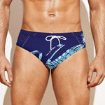 Astrological Scorpio Sign Print Men's Swim Briefs