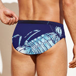 Astrological Scorpio Sign Print Men's Swim Briefs