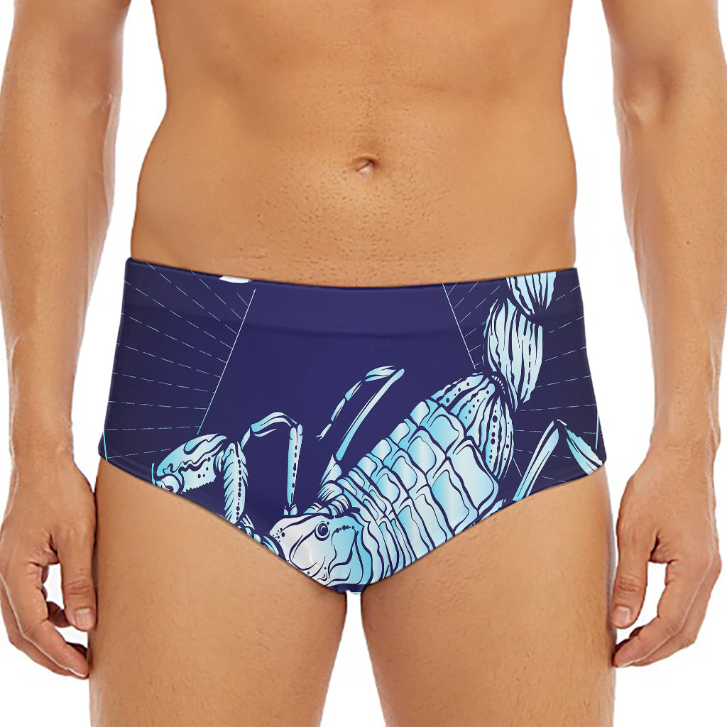 Astrological Scorpio Sign Print Men's Triangle Swim Briefs