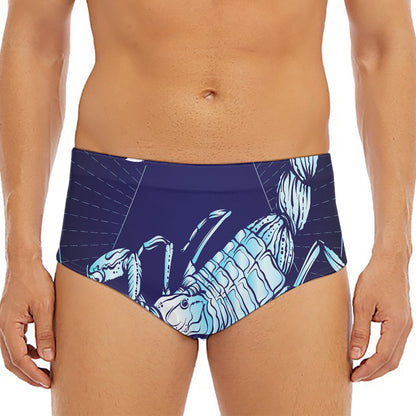 Astrological Scorpio Sign Print Men's Triangle Swim Briefs