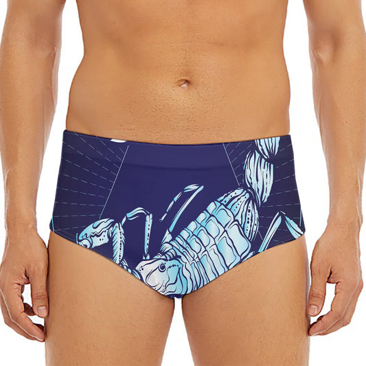 Astrological Scorpio Sign Print Men's Triangle Swim Briefs