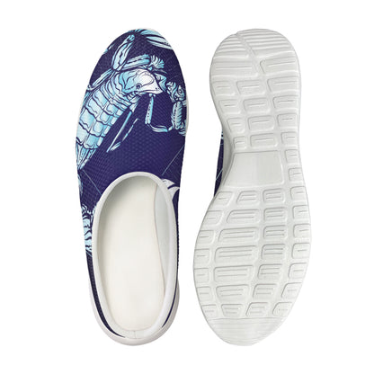 Astrological Scorpio Sign Print Mesh Casual Shoes