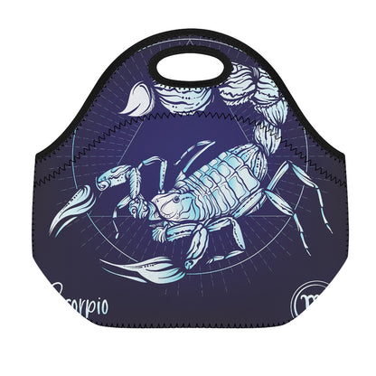 Astrological Scorpio Sign Print Neoprene Lunch Bag
