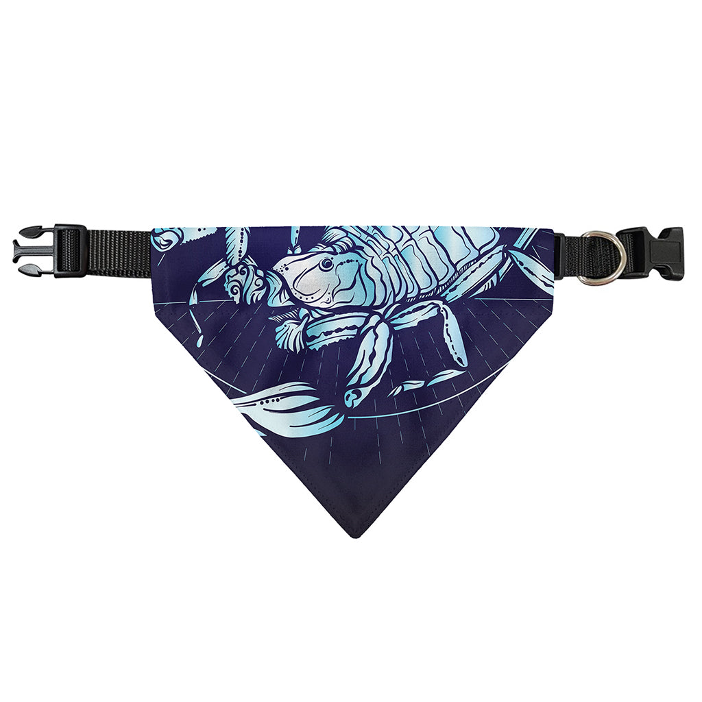Astrological Scorpio Sign Print Over The Collar Dog Bandana