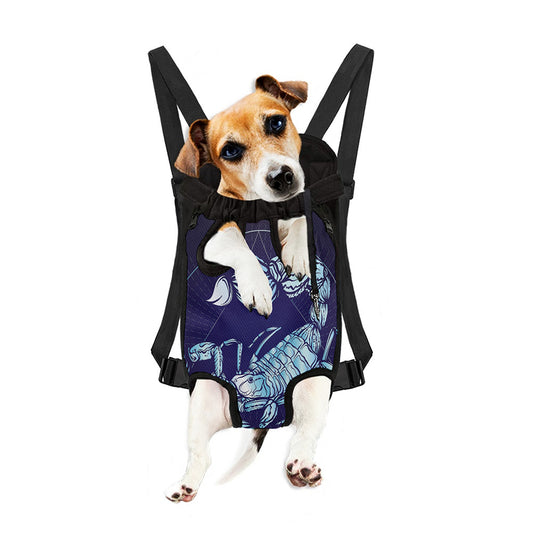 Astrological Scorpio Sign Print Pet Carrier Backpack