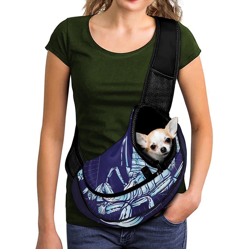 Astrological Scorpio Sign Print Pet Sling Carrier