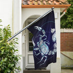 Astrological Scorpio Sign Print Polyester Flag